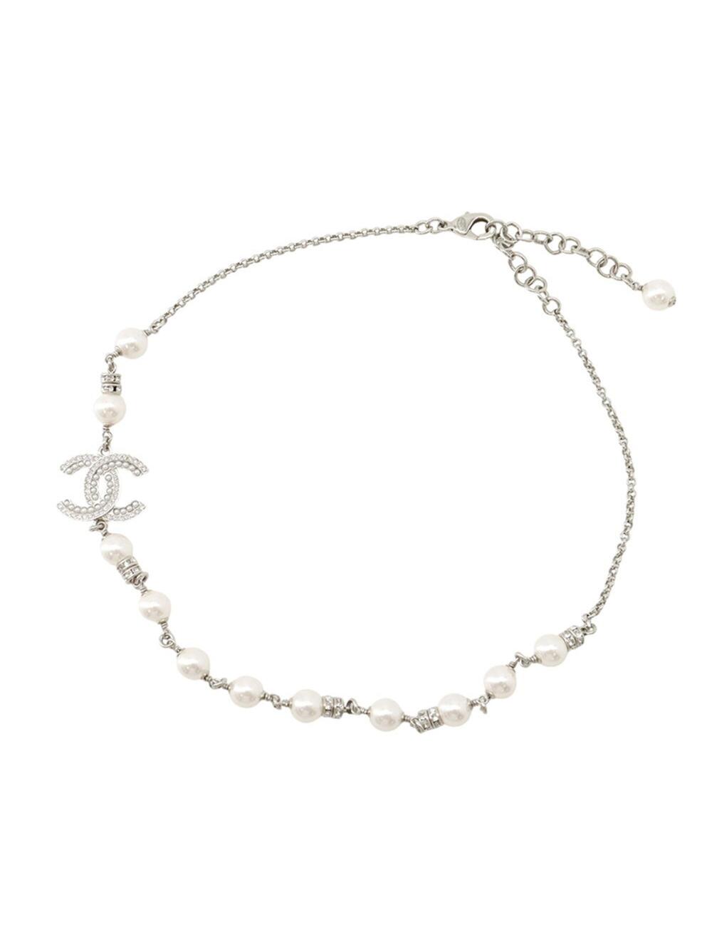 Chanel Cc Logo Pendant Necklace #327623C15B